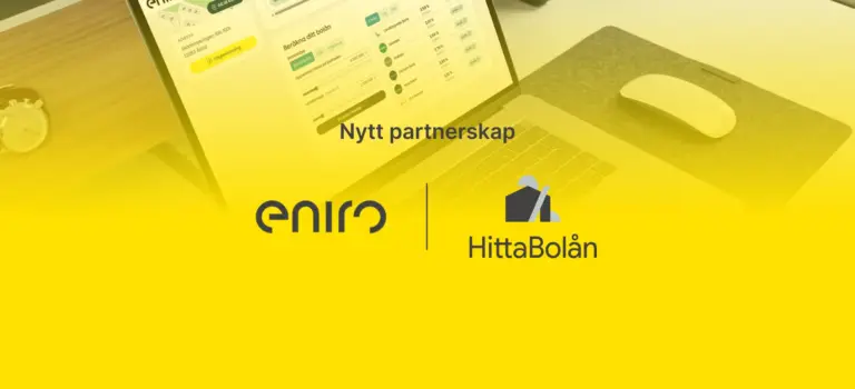 Nytt partnerskap mellan Eniro och HittaBolån